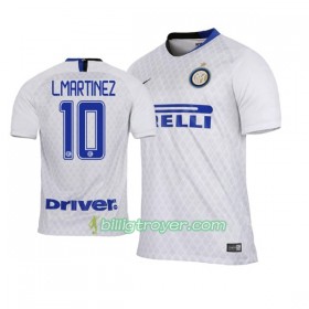 Billige Fotballdrakter Inter Milan Lautaro Martinez 10 Bortedraktsett 2018/19 Kortermet